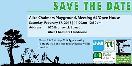 Alice Chalmers Playground, Open House/Meeting #4 (Let'sPlaySF!)