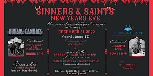 Sinners and Saints New Years Eve Party