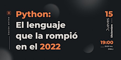 Python: El lenguaje que la rompió en el 2022