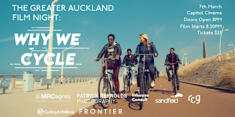 Greater Auckland Fundraiser Film Night: Why We Cycle primary image