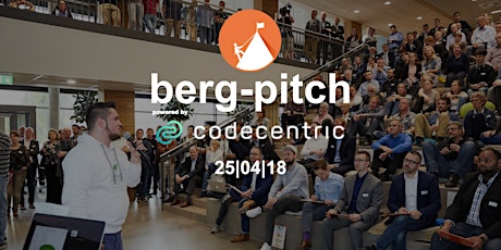 Hauptbild für BERG-PITCH - Das Startup-Event im Bergischen Land - Nr. 4 am 25.04.18