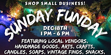 Shop Small Business  SUNDAY FUNDAY!