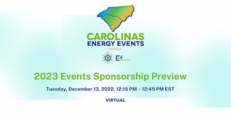 2023 Carolinas Energy Events Sponsorship Preview