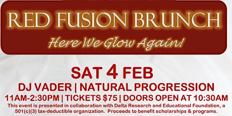 2023 RED FUSION BRUNCH... Here We Glow Again!
