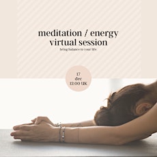 Dec - Breath / Meditation / Energy healing session