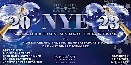Primaire afbeelding van 2023 New Years Eve Celebration Under the Stars with Open Bar