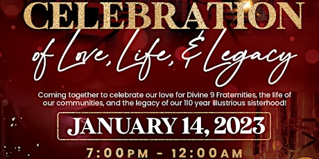 New Year's Celebration of Love, Life & Legacy