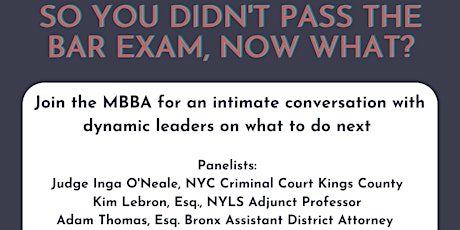So you didn't pass the bar exam, now what? primary image