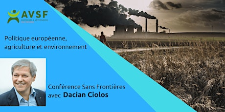 Conférence Sans Frontières avec Dacian Ciolos