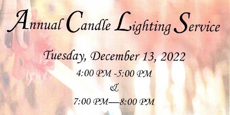 Annual Candle Lighting Service