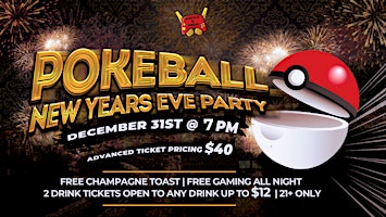 Pokeball New Year's Eve Party