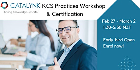 Knowledge-Centered Service (KCS) v6 Practices Workshop