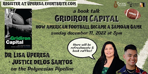 Gridiron Capital: Book Talk with Lisa Uperesa & Justice delos Santos