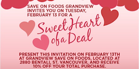 Sweetheart of a Deal - Shop while helping save lives primary image