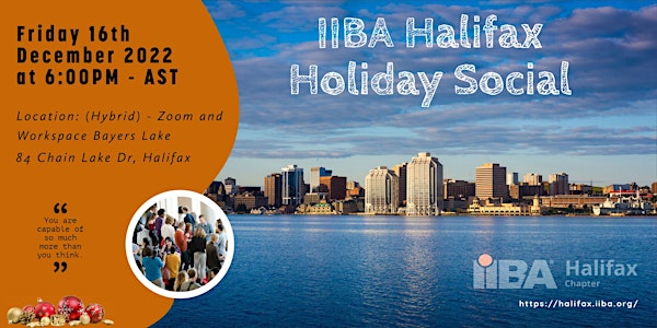 IIBA Halifax Holiday Social