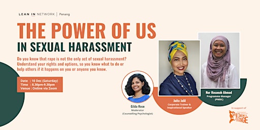Lean In Penang: The Power of Us in Sexual Harassment