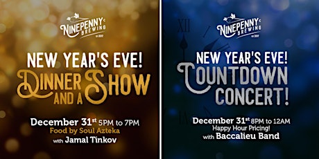 New Year's Eve Dinner and a Show at Ninepenny