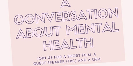 A Conversation about Mental Health primary image