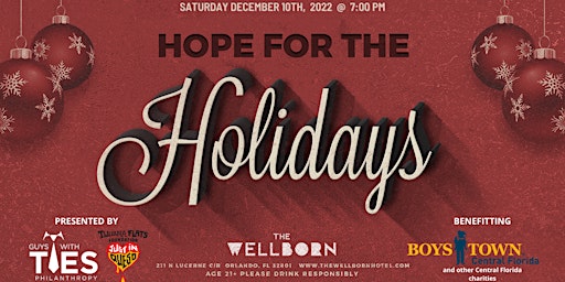 Hope for the Holidays Party - presented by Guys with Ties Philanthropy