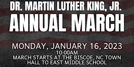 Montgomery County, NC's 31st Dr. Martin Luther Annual March