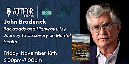 John Broderick Book Signing/Mental Health Awareness Talk