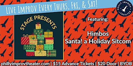 Improv Comedy: Himbos + Santa! a Holiday Sitcom