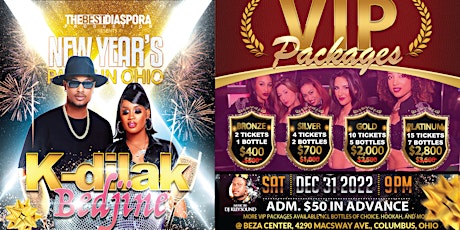 K-DILAK AND BEDJINE LIVE IN COLUMBUS, OHIO FOR NEW YEAR'S EVE 2022