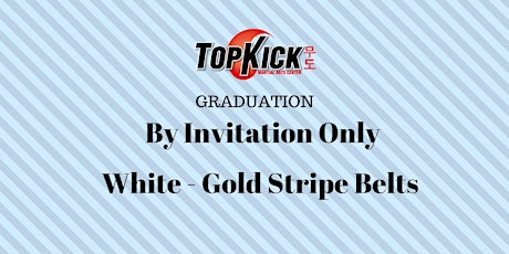 PV TopKick - White - Gold Stripe Graduation - Ages 6-12 primary image