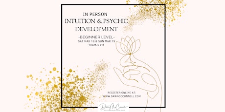 In Person Beginner Intuition and Psychic Development
