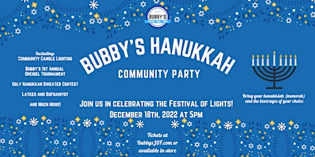 Bubby's Hanukkah Community Celebration