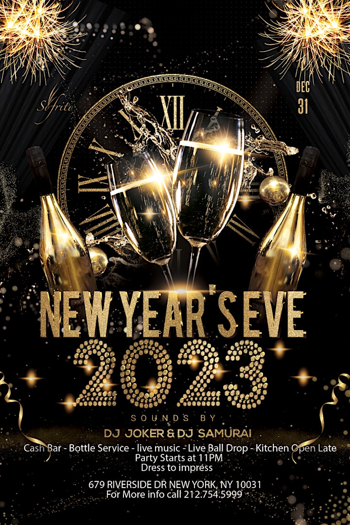 New Years  Eve At  Sofrito On The Hudson  ! image