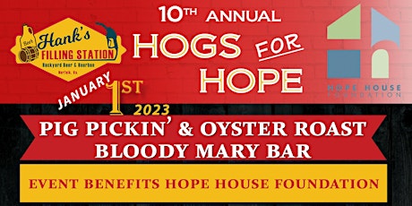 10th Annual Hogs for Hope Pig Pickin' & Oyster Roast