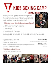 TITLE Boxing Club Kids Boxing Camp 4 primary image