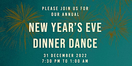 ANNUAL NEW YEARS EVE DINNER DANCE primary image