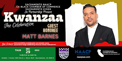 Sacramento NAACP, Ca Black Chamber & Sacramento Kings Celebrating Kwanzaa