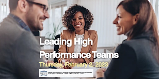 Leading High Performance Teams