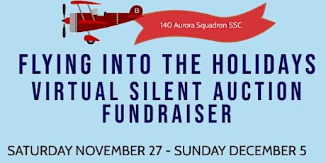 Flying Into the Holidays Virtual Silent Auction Fundraiser