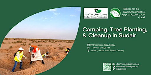 Camping, Tree Planting, & Cleanup in Sudair