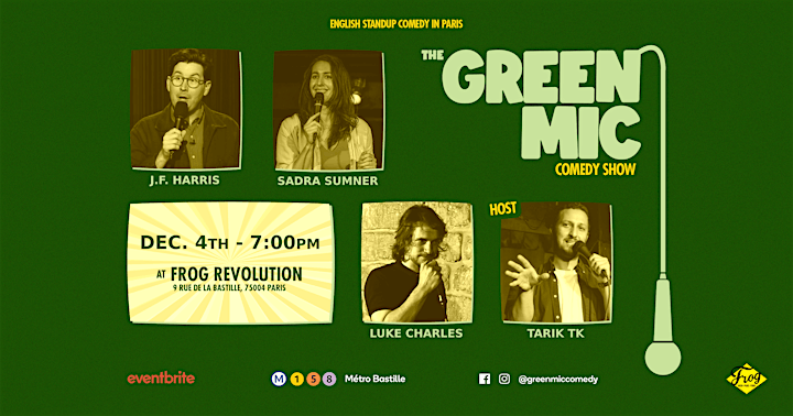 Image pour Green Mic Comedy Show @Frog Bastille 