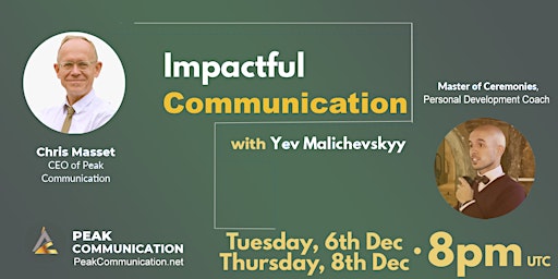 Impactful Communication Workshop - Get comfortable speaking to audience #4