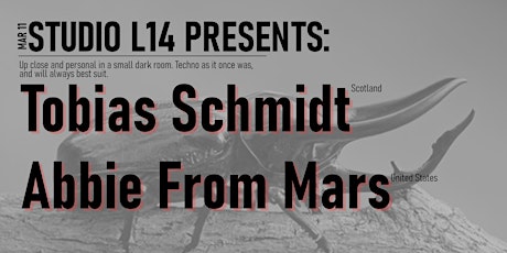 Studio L14 Presents: Tobias Schmidt Live w/ Abbie From Mars