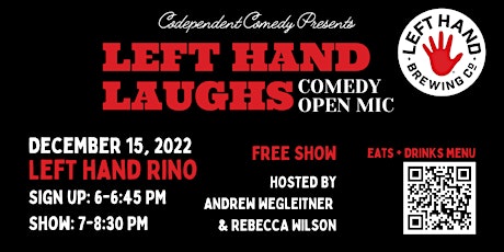 Left Hand Laughs Open Mic (One Night Special Event)