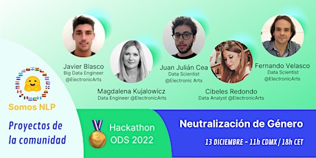 Neutralización de Género | 3er puesto Hackathon Somos NLP 2022