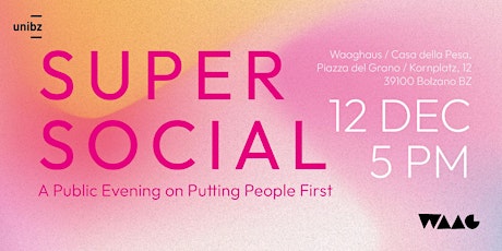 SUPERSOCIAL – A Public Evening on Putting People First