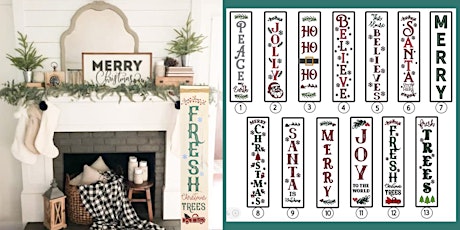 DIY 4ft Christmas Holiday Porch Signs ~ Multiple Designs to choose from ~