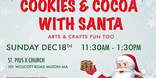 Cookies and cocoa with Santa