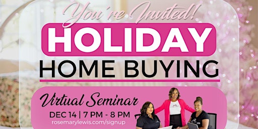 Holiday Home Buying Virtual Seminar