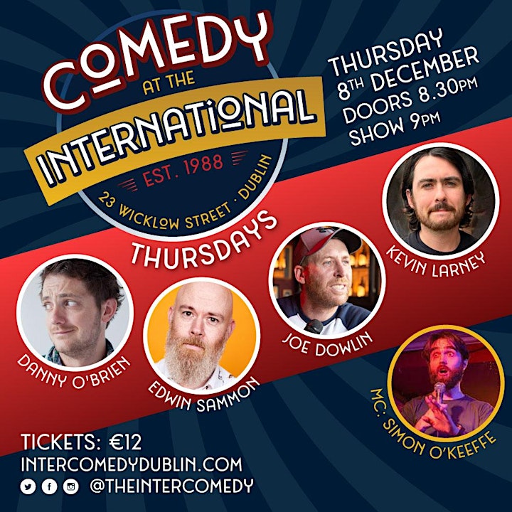 Thursdays at The International Comedy Club Dublin image