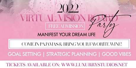 Manifest Your Dream Life; Virtual Vision Board Party