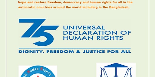 join the rally "Celebration of the 75 Universal Declaration of Human Rights